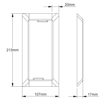 HKL WandanschlussblendenBSA     BWA170.3 