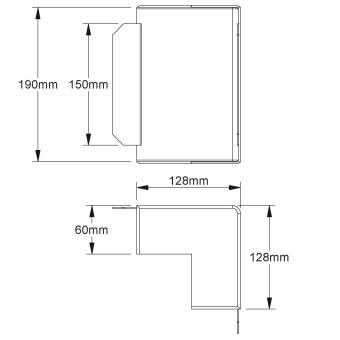 Kleinhuis Außeneck 60X190       A60190.3 