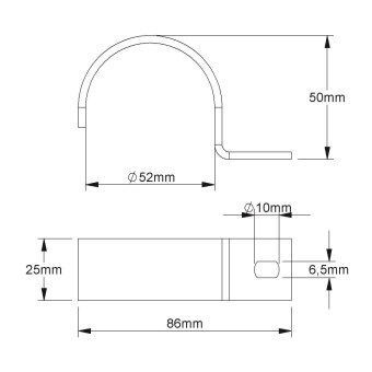 Kleinhuis Bef.-Schelle ST        1735M50 