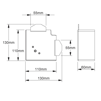 Kleinhuis Flachwinkel 60X90      W6090.3 