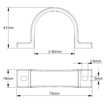 Kleinhuis Befestigungsschelle M40 795M40 