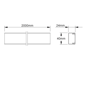 Kleinhuis Installationskanal   HKL2540.6 