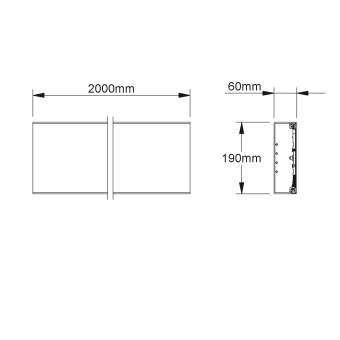 HKL Kanal 60x190             HKL 60190.8 