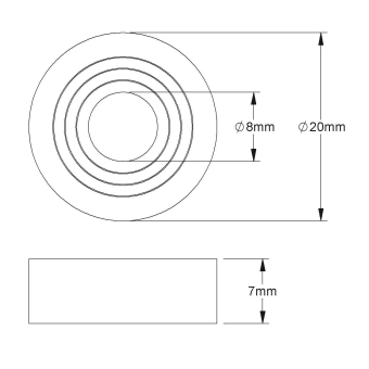 HKL Ausschneidbarer Dichtring    1603/16 