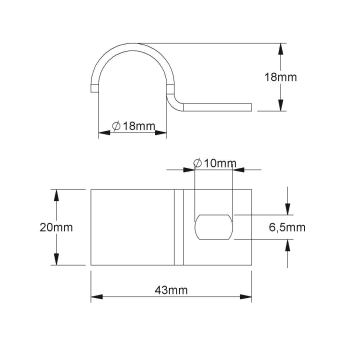 HKL Befestigungsschelle ST TZN   1735/18 