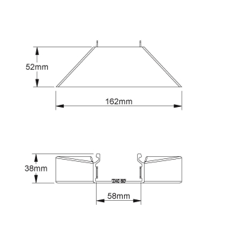 Kleinhuis Abzweigstück 40X60     Z4060.3 
