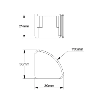 Kleinhuis Endstück              EDKE35.3 