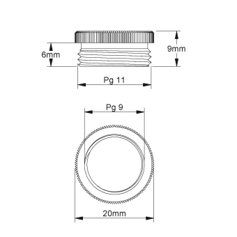 Kleinhuis Reduzierring Pg11      44/1109 