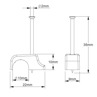 HKL Bi-Top-Nagelschelle          2566/35 