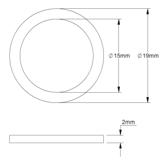 Kleinhuis Dichtring f.Anschluss   987/09 