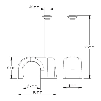 Kleinhuis Rundschelle 7m           7/25W 