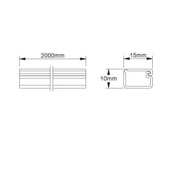 Kleinhuis LCD-Minikanal        LCD1015.6 