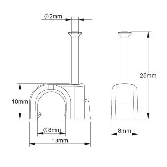 Kleinhuis Rundschelle 8m          8/25GR 
