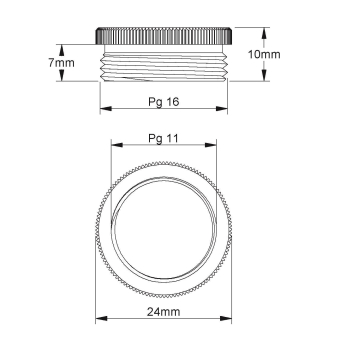 Kleinhuis Reduzierring DIN46320  44/1611 