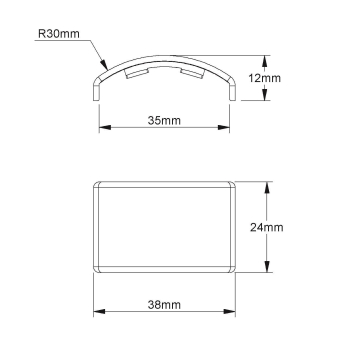 Kleinhuis Stoßstellenabdeckung  BDKV35.3 