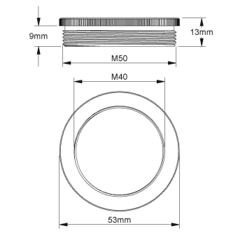 HKL Reduzierring Ms metrisch     44M5040 