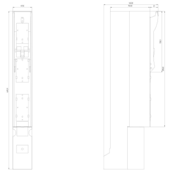 Siemens 3NJ41033BF02 Lasttrennleiste 3p 