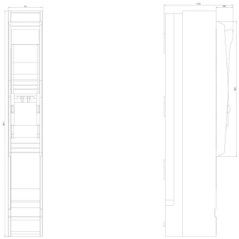 Siemens 3NJ41433BF01 Lasttrennleiste 3p 