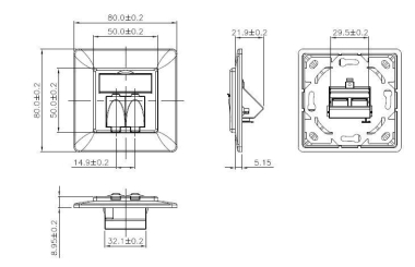 EFB UAE Rahmenset f.2xKeyst     ET-25090 