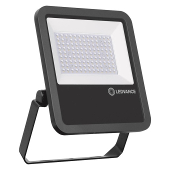 LEDV FLOODLIGHT AREA 72 W 3000 K BK 