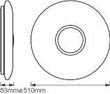 LEDV SMART+ TUNABLE WHITE Kite 510 