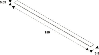 SLV GRAZIA 60, Abdeckung 1,5m sw 1004912 