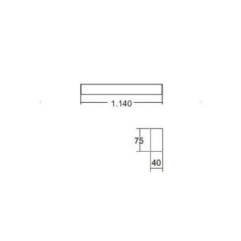 Brumberg LED-Anbau-Profill.,  7411181016 