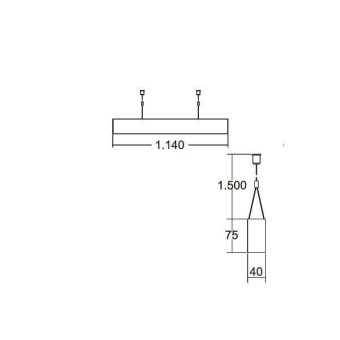 Brumberg LED-Pendel-Profill., 7416181016 