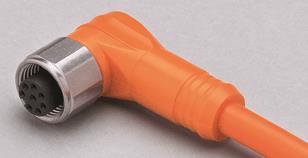 IFM Kabeldose abgewinkelt M12 8-  E12295 