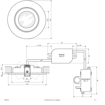 EVN P-LED Deckenleuchte -rund  P30030102 