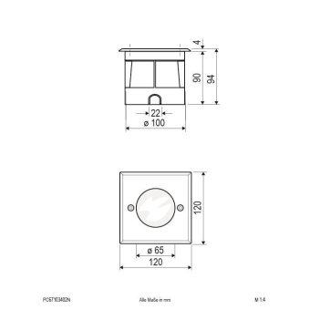 EVN P-LED Bodeneinbau -      PC67103402N 