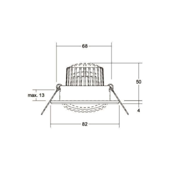 Brumberg LED-Einbaustrahler 230 39180073 