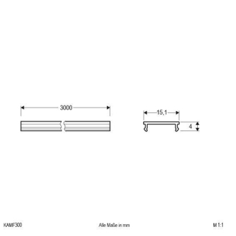 EVN Kunststoff-Abdeckung opal    KAMF300 