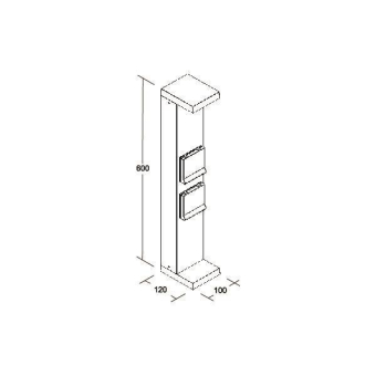 Brumberg LED-Pollerleuchte 230  60046103 