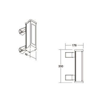 Brumberg LED-Anbau-Wallwasher   60831642 