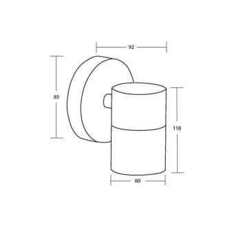 Brumberg LED-Wandanbauleuchte   65352100 