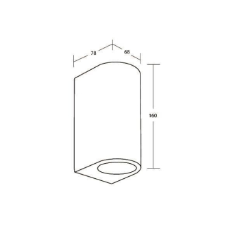 Brumberg LED-Wandanbauleuchte   65332180 