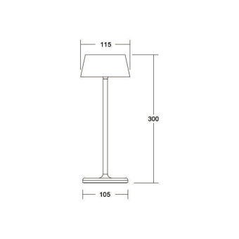 Brumberg LED-Tischleuchte mit   60332183 