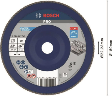 Bosch Fächerschleifscheibe    2608607343 