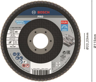 Bosch Fächerschleifscheibe    2608605450 