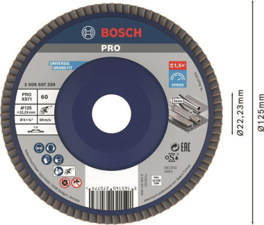Bosch Fächerschleifscheibe    2608607339 