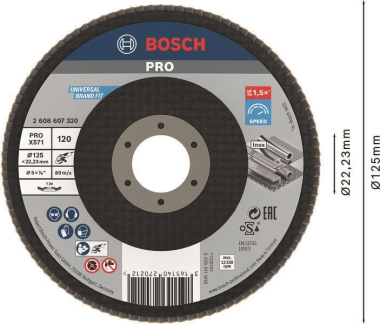 Bosch Fächerschleifscheibe    2608607320 