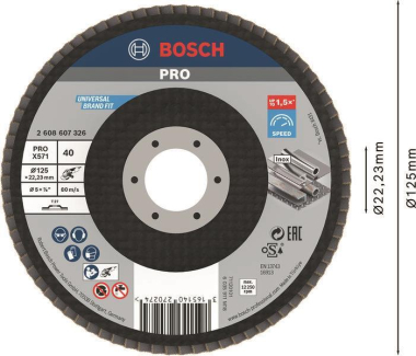 Bosch Fächerschleifscheibe    2608607326 