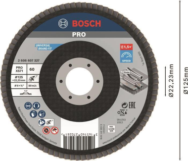 Bosch Fächerschleifscheibe    2608607327 