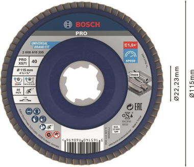Bosch 2608619205         X-LOCK FAECHERS 