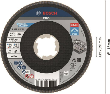 Bosch 2608619199         X-LOCK FAECHERS 