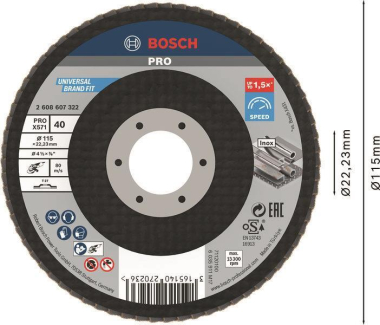 Bosch Fächerschleifscheibe    2608607322 