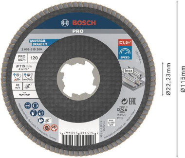Bosch 2608619200         X-LOCK FAECHERS 