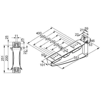 Isolierender Ausleger halogenfrei grau 5 