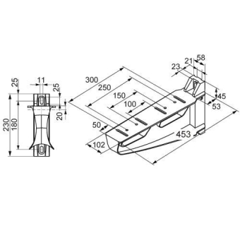 Isolierender Ausleger halogenfrei grau 4 